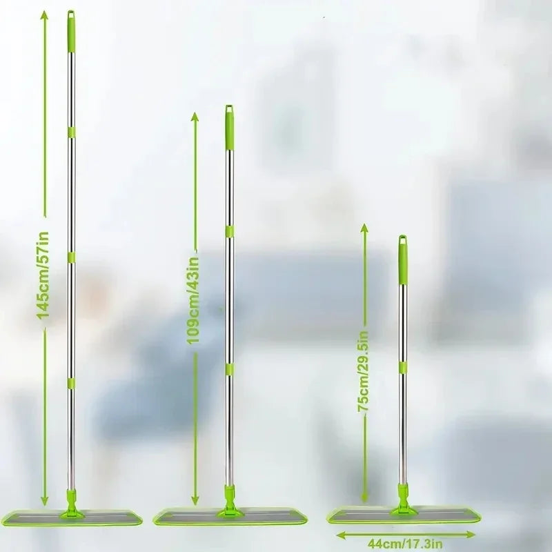 Wet & Dry Microfibre Flat Mop – The All-in-One Floor Cleaning Solution!