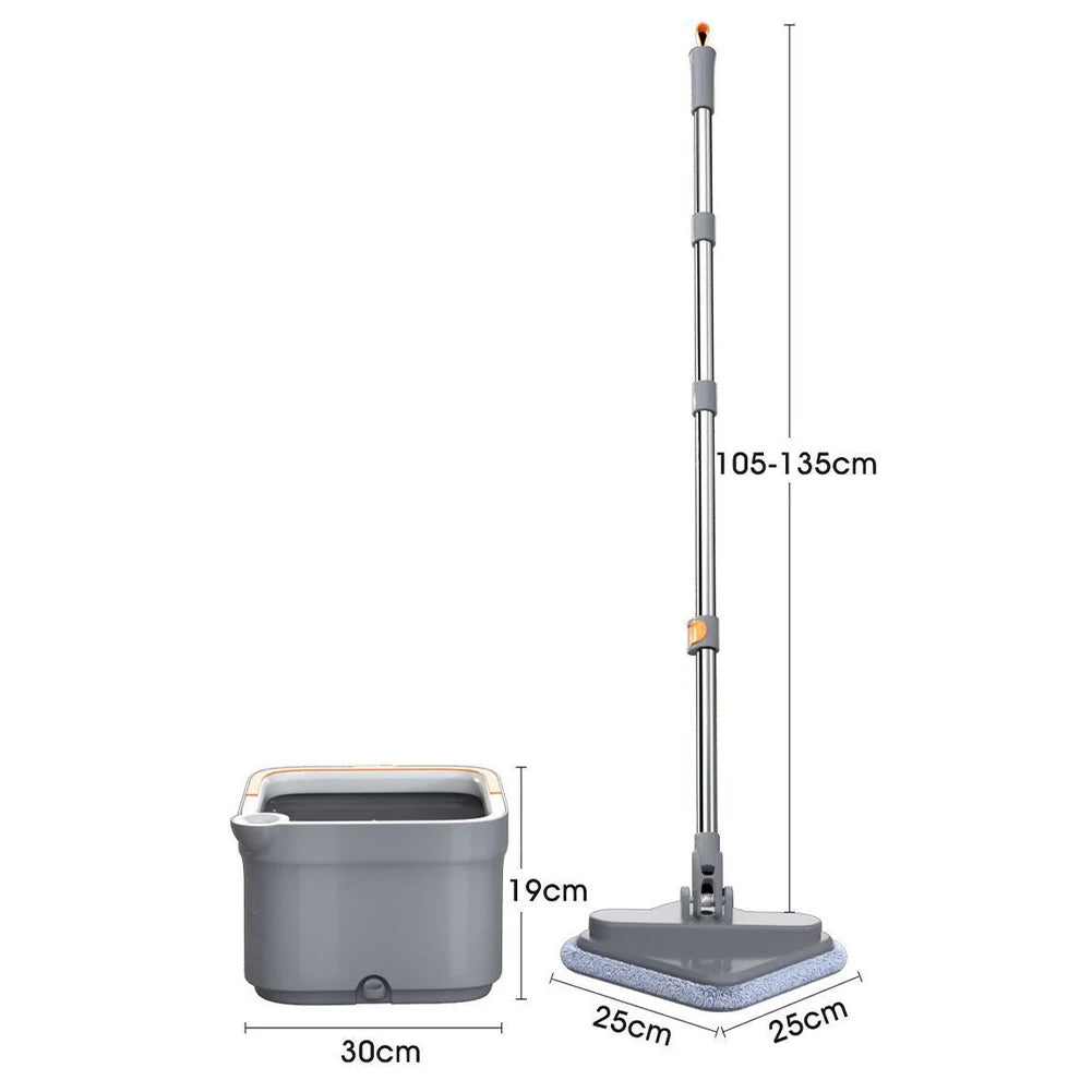 Hands-Free Spin Mop & Bucket – 360° Floor Cleaning System