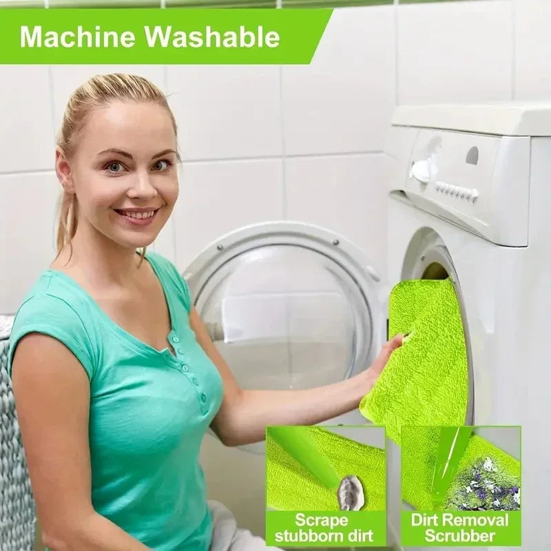 Wet & Dry Microfibre Flat Mop – The All-in-One Floor Cleaning Solution!