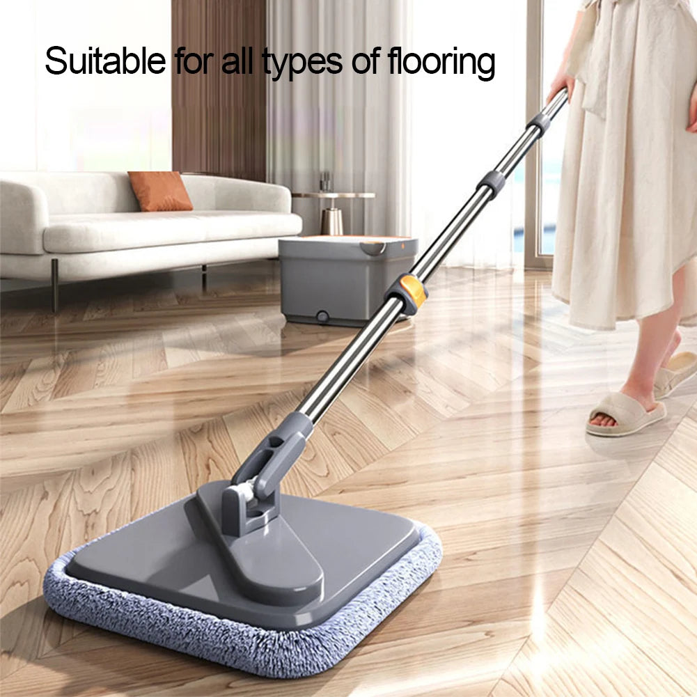 Hands-Free Spin Mop & Bucket – 360° Floor Cleaning System