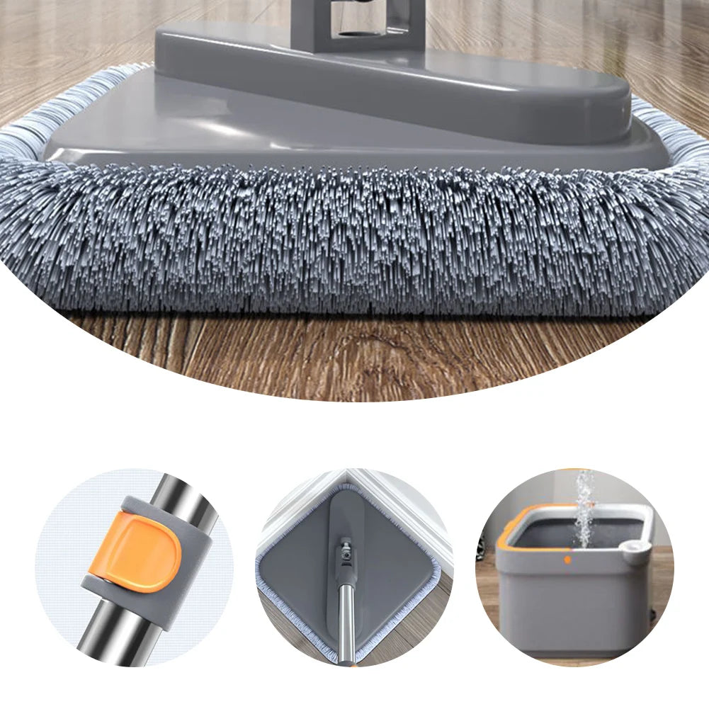 Hands-Free Spin Mop & Bucket – 360° Floor Cleaning System