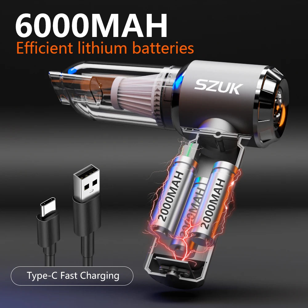 SZ UK 985000PA ePortable Vacuum Cleaner for Car & Home