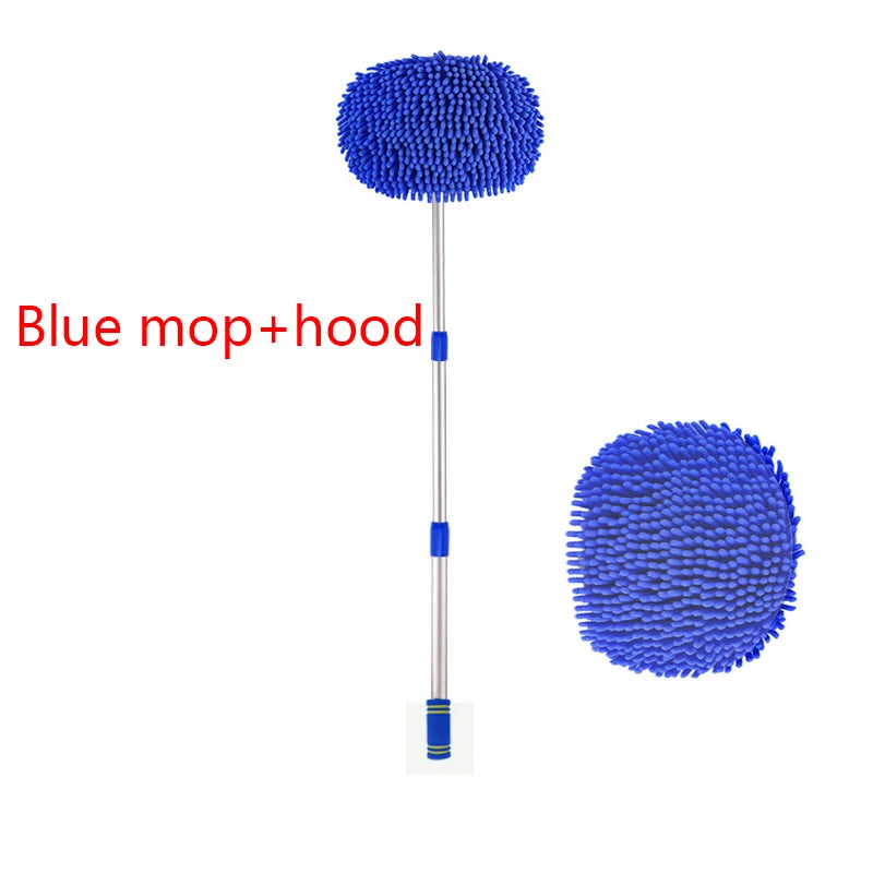 Car Washing Mop Cleaning Brush With Telescopic Long Handle