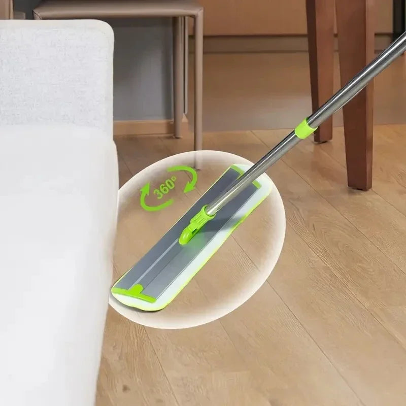 Wet & Dry Microfibre Flat Mop – The All-in-One Floor Cleaning Solution!