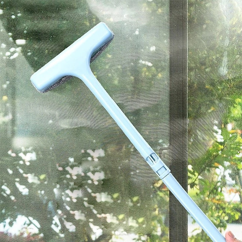 Window Mesh Screen Brush Curtain Net Wipe Cleaner