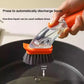 Refillable Liquid Cleaning Brush – Long Handle Kitchen Scrubber