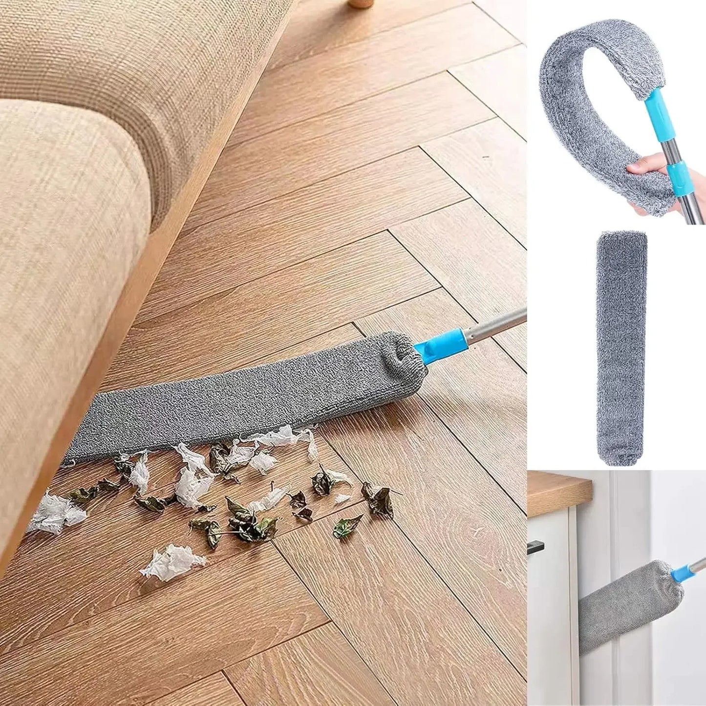 Telescopic Reusable Microfiber Cleaning Duster
