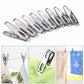 Stainless Steel Clothes Pegs Hanging Clips